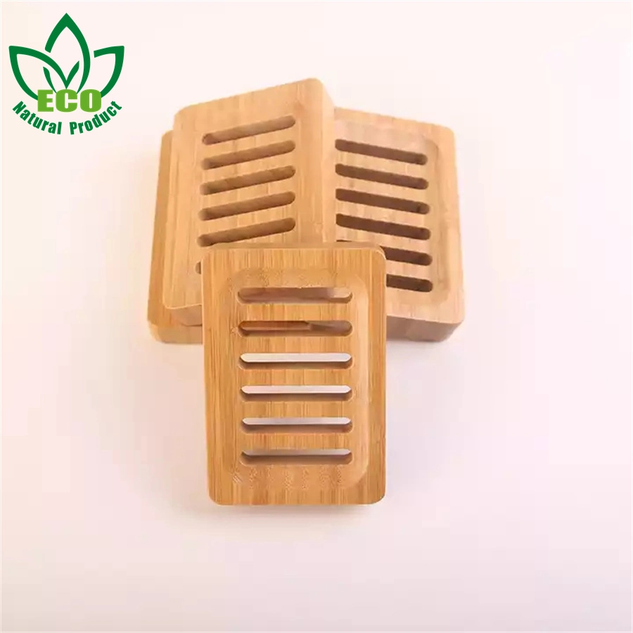 El cuarto de baño de plástico biodegradable natural libre de bambú Jabonera Jabonera de bambú Mayorista/Proveedor caso