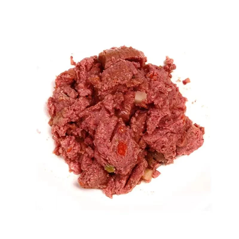 Alimento de perro de carne de vacuno natural de alta proteína en lata