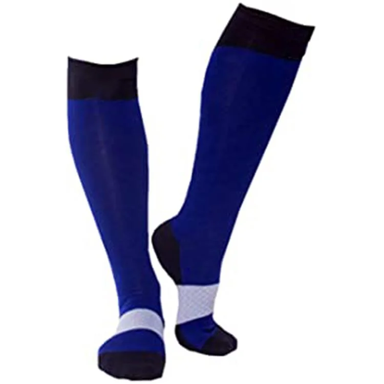 Commerce de gros Custom 100% coton tube long Chaussettes équestre de l'équitation haut Chaussettes de genou