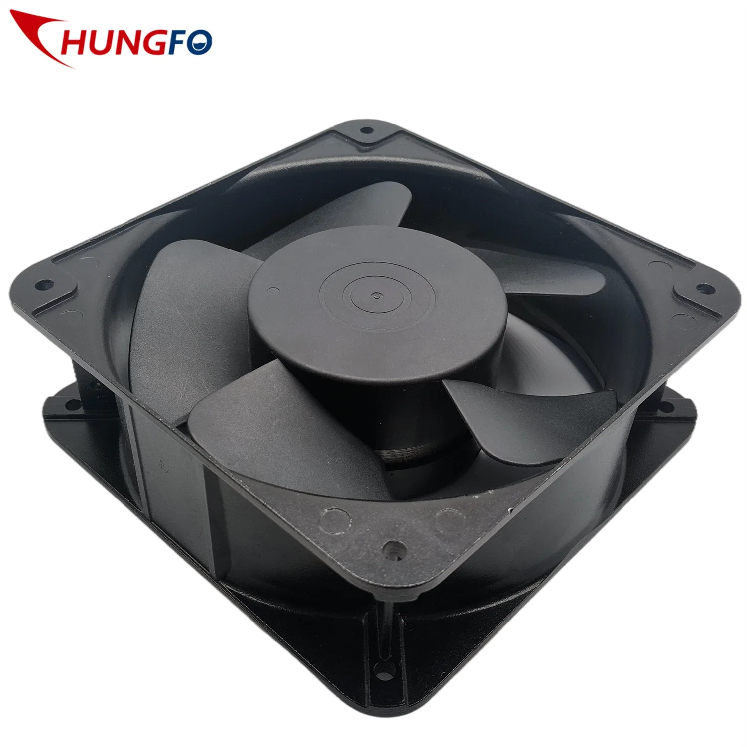 Ventilador de CA de enfriamiento de metal axial de escape de flujo de aire de alto rendimiento de 180X180X60 mm