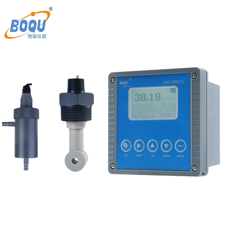 Boqu Sjg-2083CS Rubber Factory Water Sodium Hydroxide Online Acid and Alkali Concentration Meter/Controller