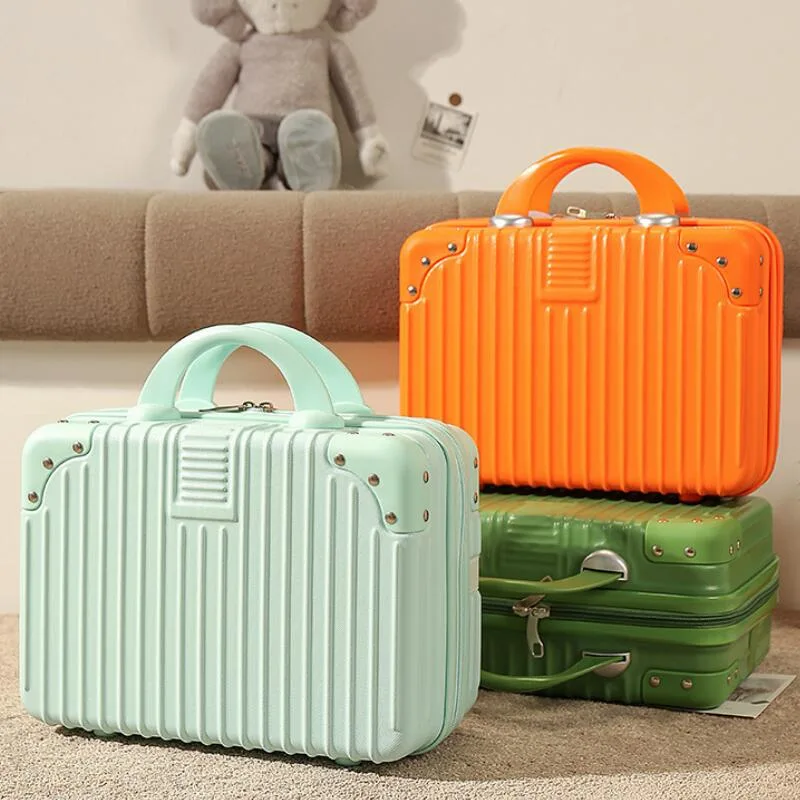 14 Inch Portable Luggage Bags Boarding Case Small Travel Suitcase Cosmetic Case