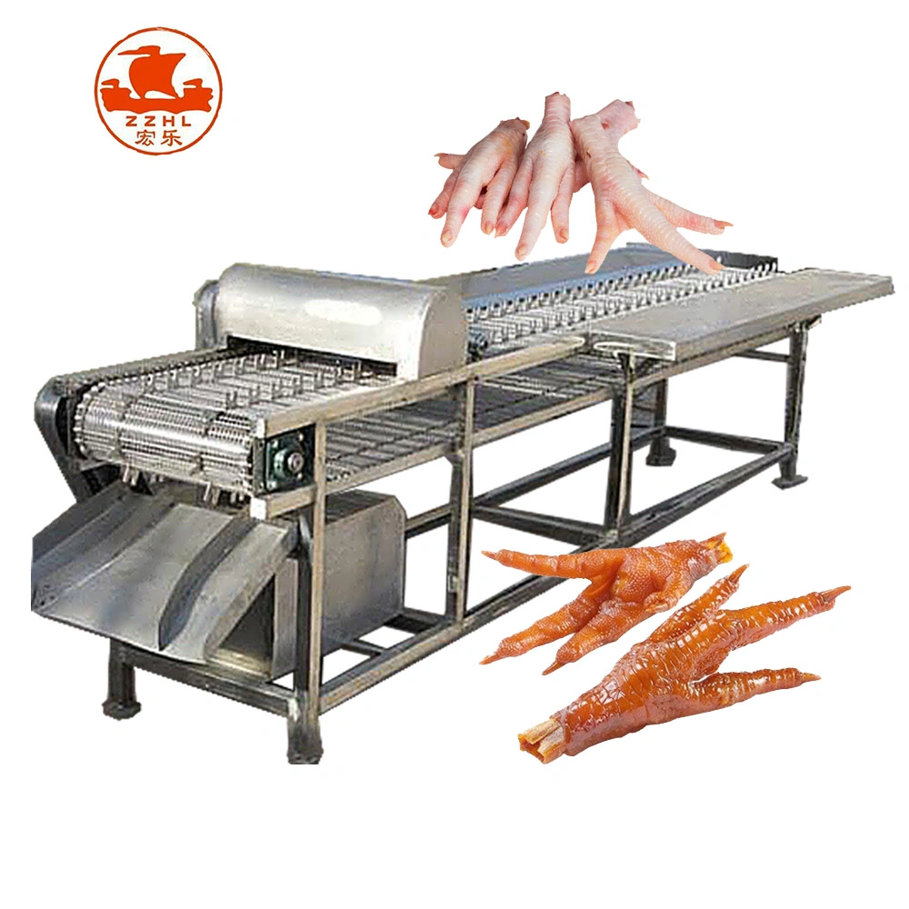 3220*980*1480mm 1year Wood Box China Chicken Feet Machine Cutting Hlqg-2500