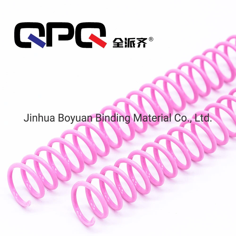Good Quality Plastic Material Single Spiral Coil Binding Wire O for A4 Paper