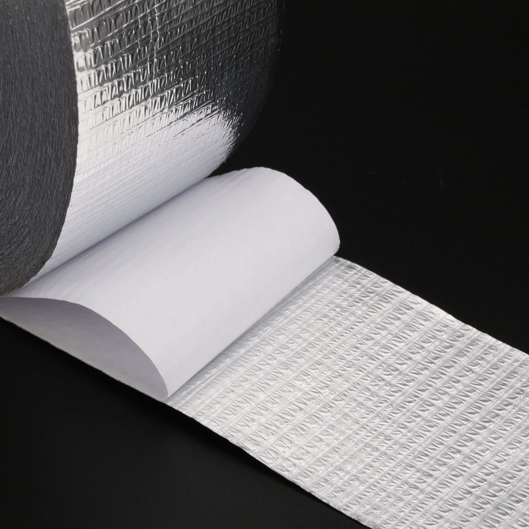 Aluminum Foil Laminating Polyethylene Mesh Synthetic Rubber Adhesive Tape