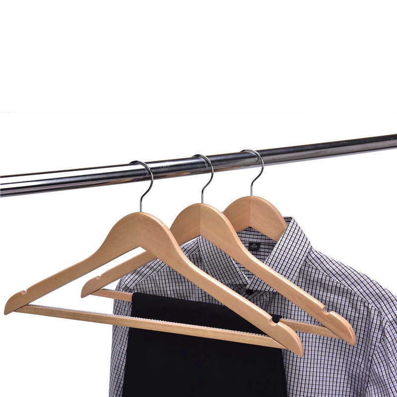 Wooden Jeans Suit Clothes Pants Garments Drying Racks Holder Hangers Laundry