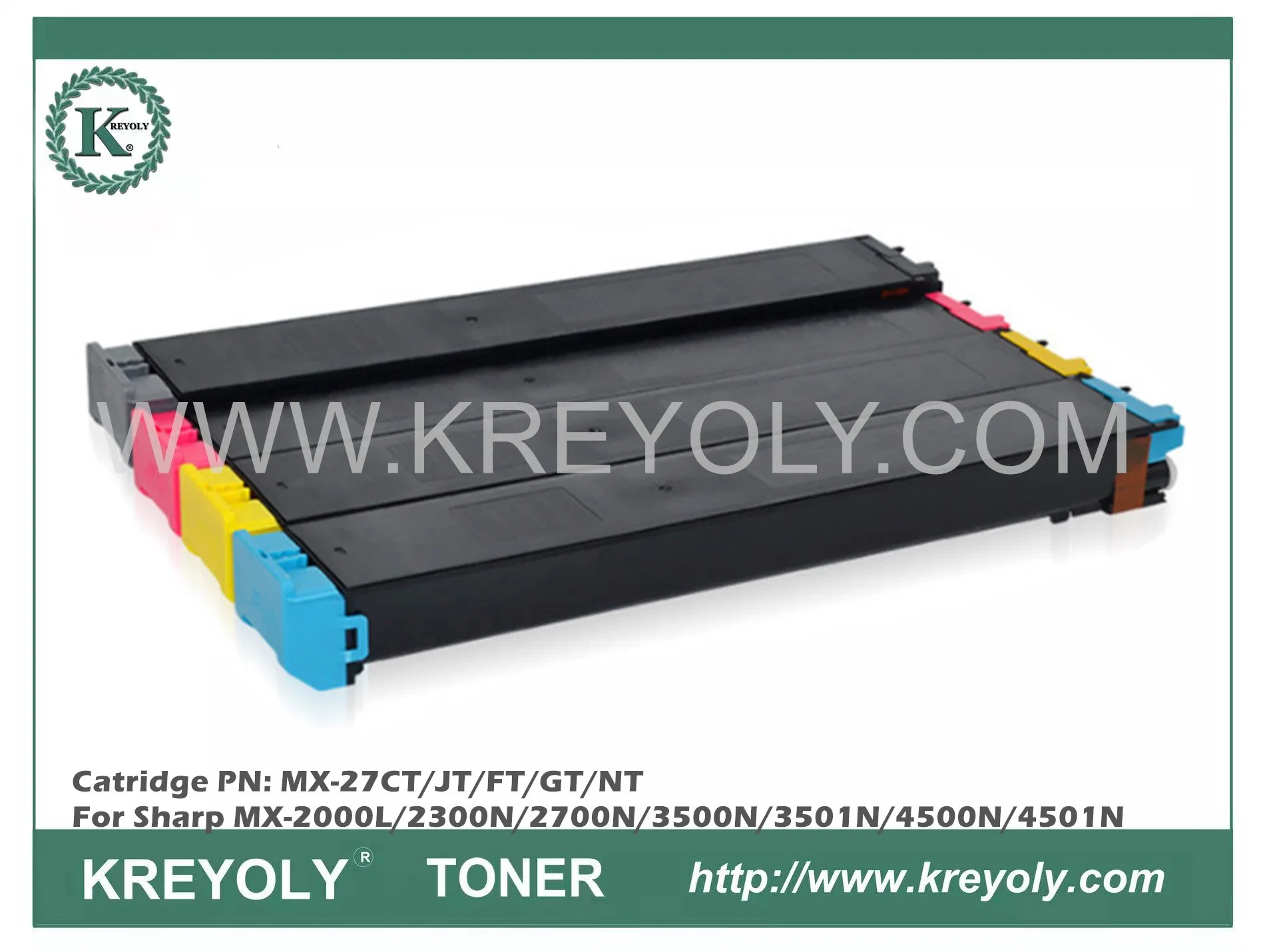 TONER POUR COPIEUR MX-27CT/JT/FT/GT/NT POUR SHARP MX-2000L/2300N/2700N/3500N/3501N/4500N/4501N