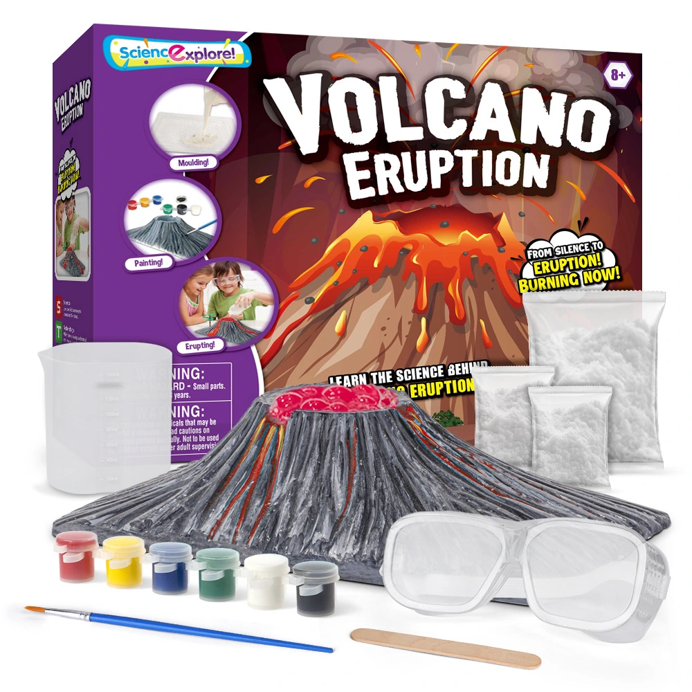 Children's Science Experiment Cross-Border Toy Set Students DIY Handmade Volcano Eruption Science Experiment Toys