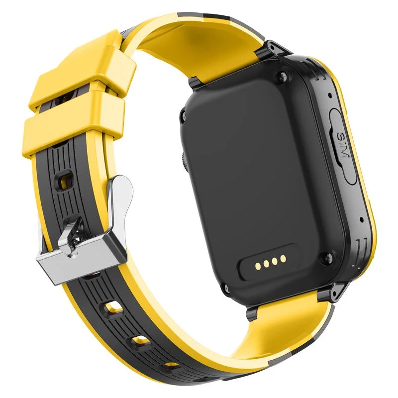 New design Apple style water resistance 4G video call Kids mobile GPS Watch Phone for avoid kidnap D49U