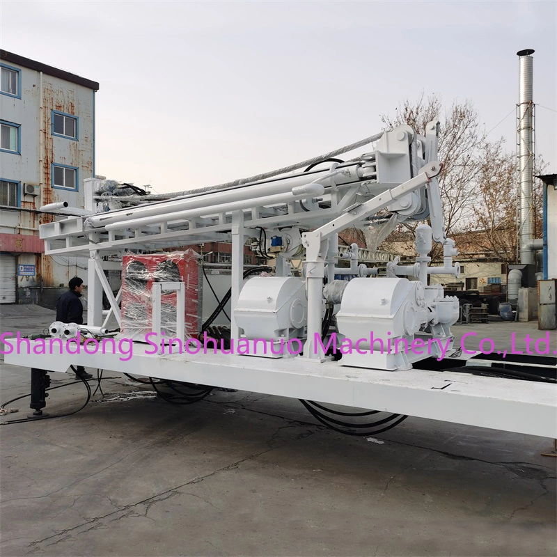 300m Skid Mounted DTH Borehole Drilling Machine/ Rotary and DTH Drilling Rig Which Can Install on The Second Hand Truck