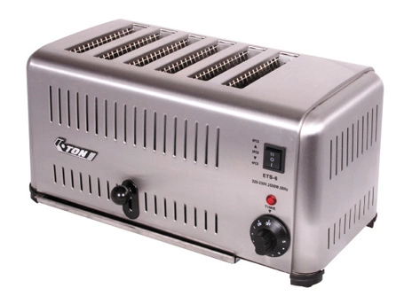 CE Approved Hot Sales Commerical Toaster with 6slicers