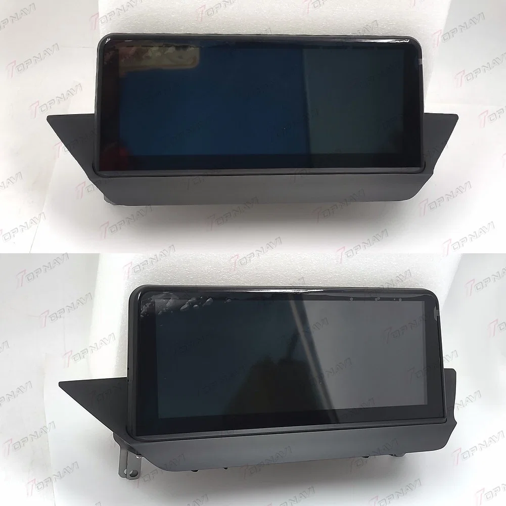 Vidéo de l'écran vertical tactile Android de voiture pour BMW série X1 Lecteur DVD sans fil GPS E84 2010 2011 2012 4+64 Go