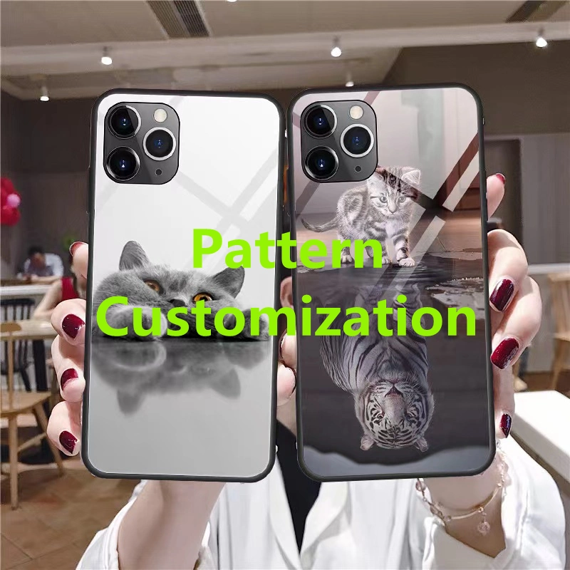 Anpassung Der Handyhülle Alle Muster Können Angepasst Werden Customization Glass Handyhülle für iPhone Handy Schutzhülle für Handy In Bulk anpassen