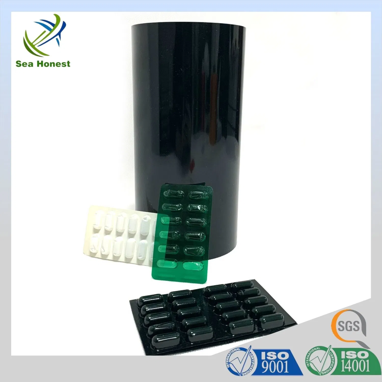 250 Micron Green Pharmaceutical PVC Roll Rigid Film for Blister Pack