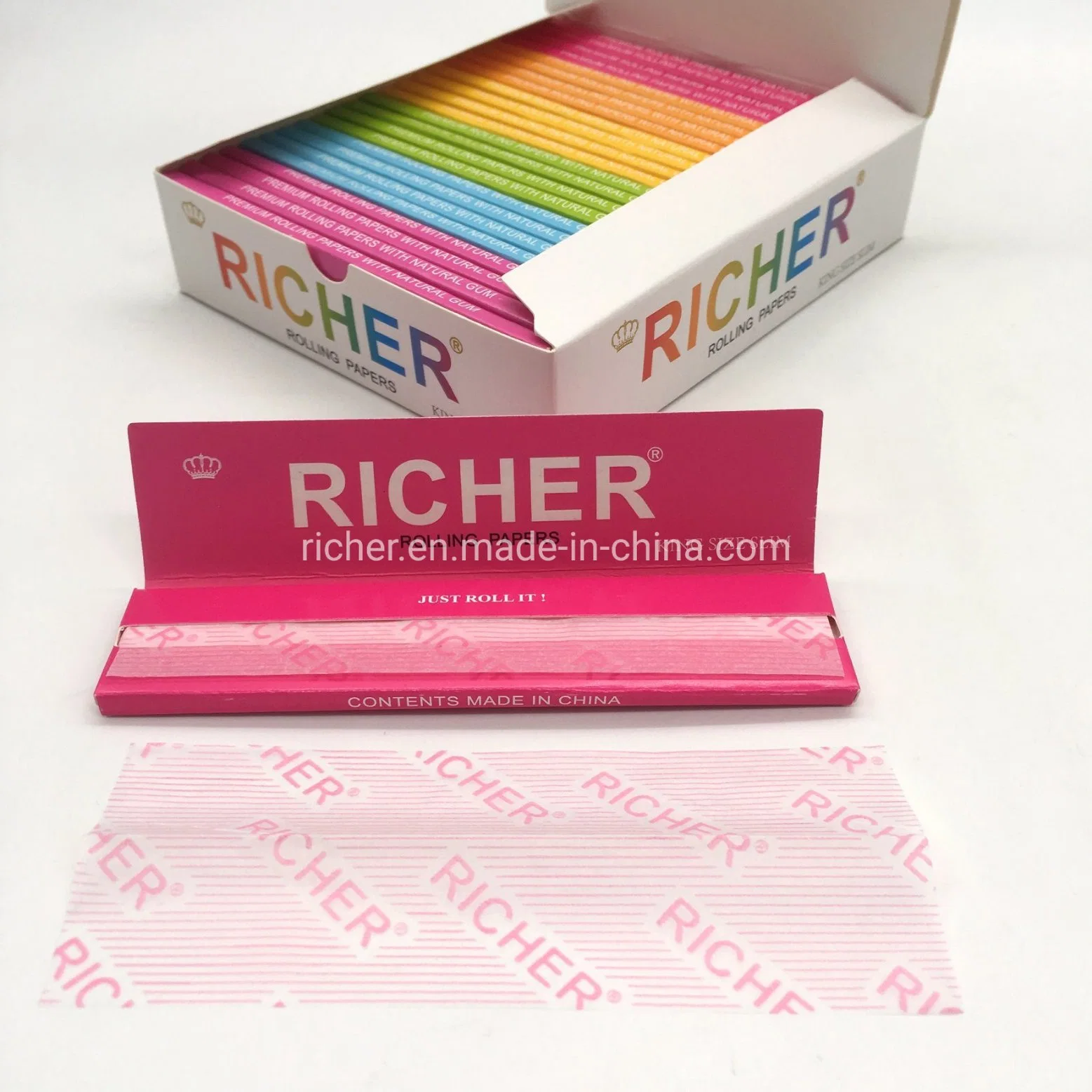 Richer FDA Approved Colorful Printing Smoking Rolling Papers