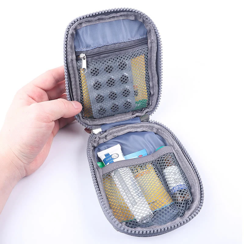 Travel First Aid Kit Pouch Portable House Hold Emergency First Kit Bag