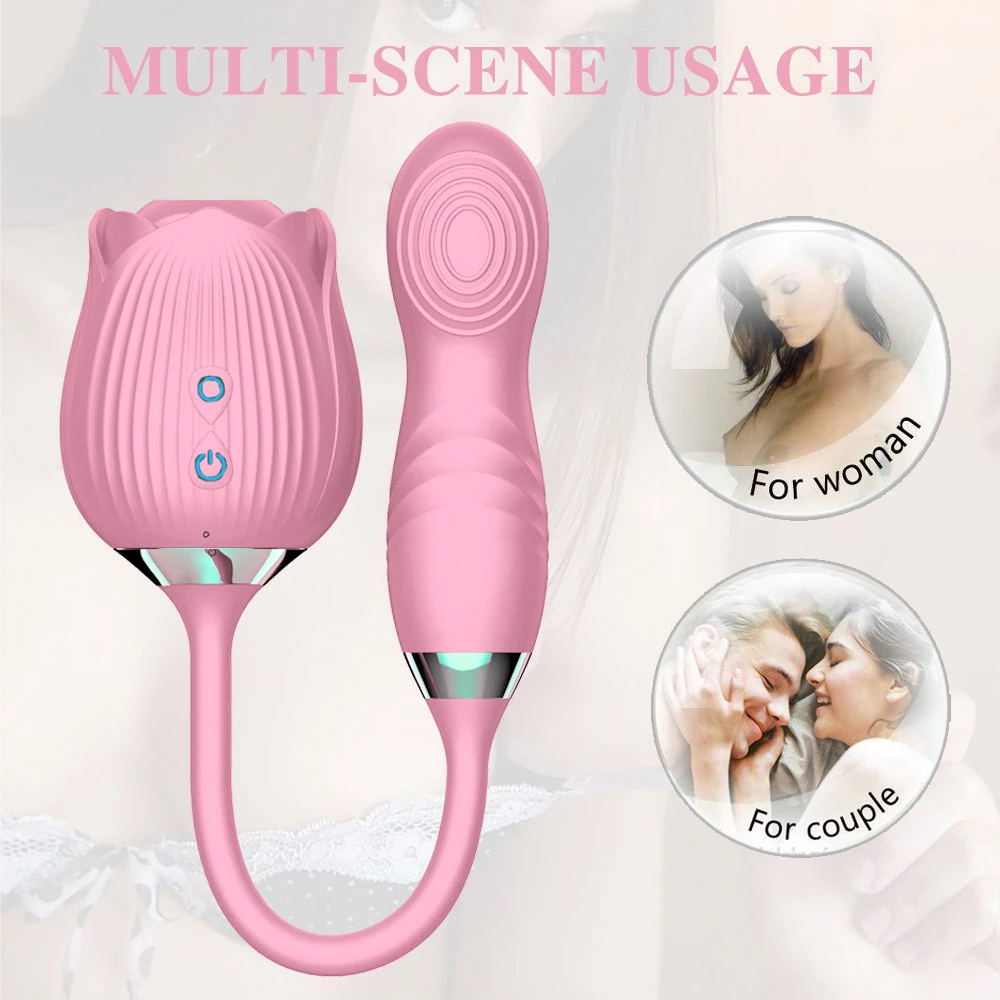 Generation 4 Wholesale/Supplier Rose Toy Sucking Clit Pink Rose Clitoris Sucking Vibrator Rose