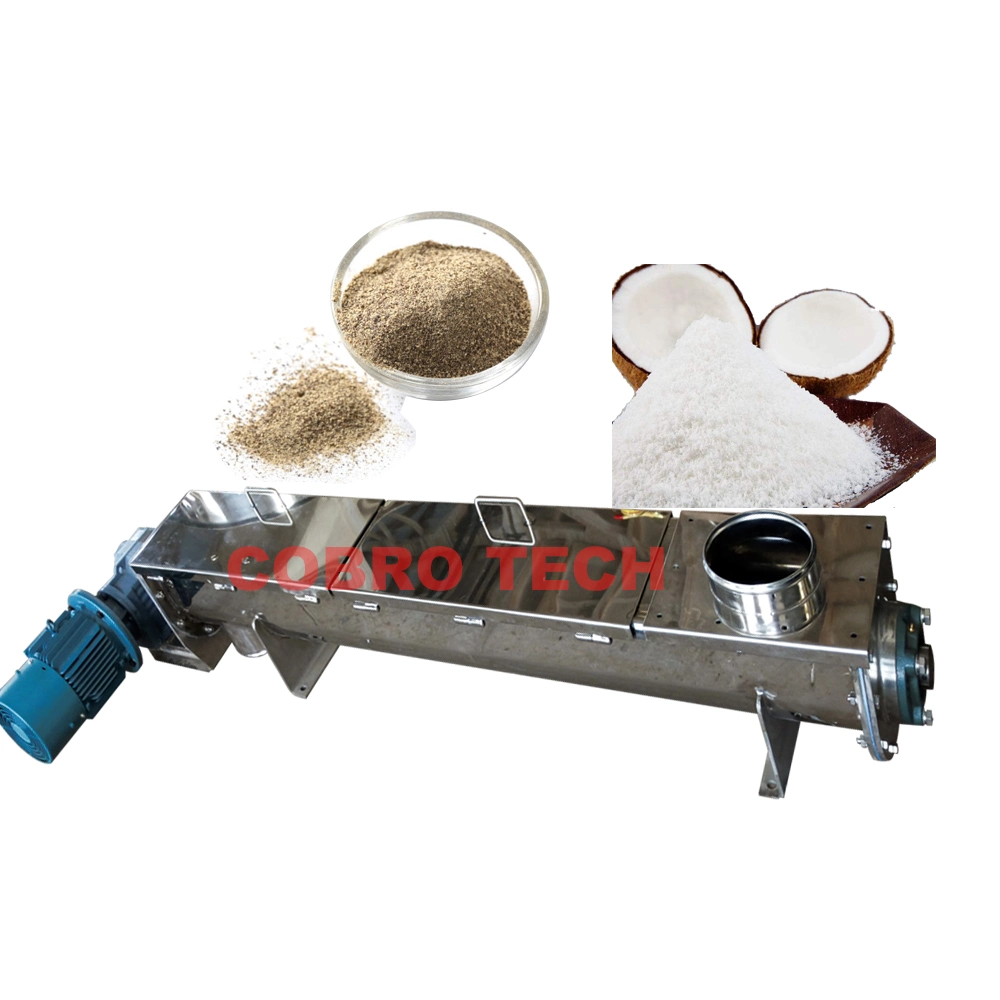 Cobro Made U Shaped Sawdust Silo Screw Feeding Conveyor