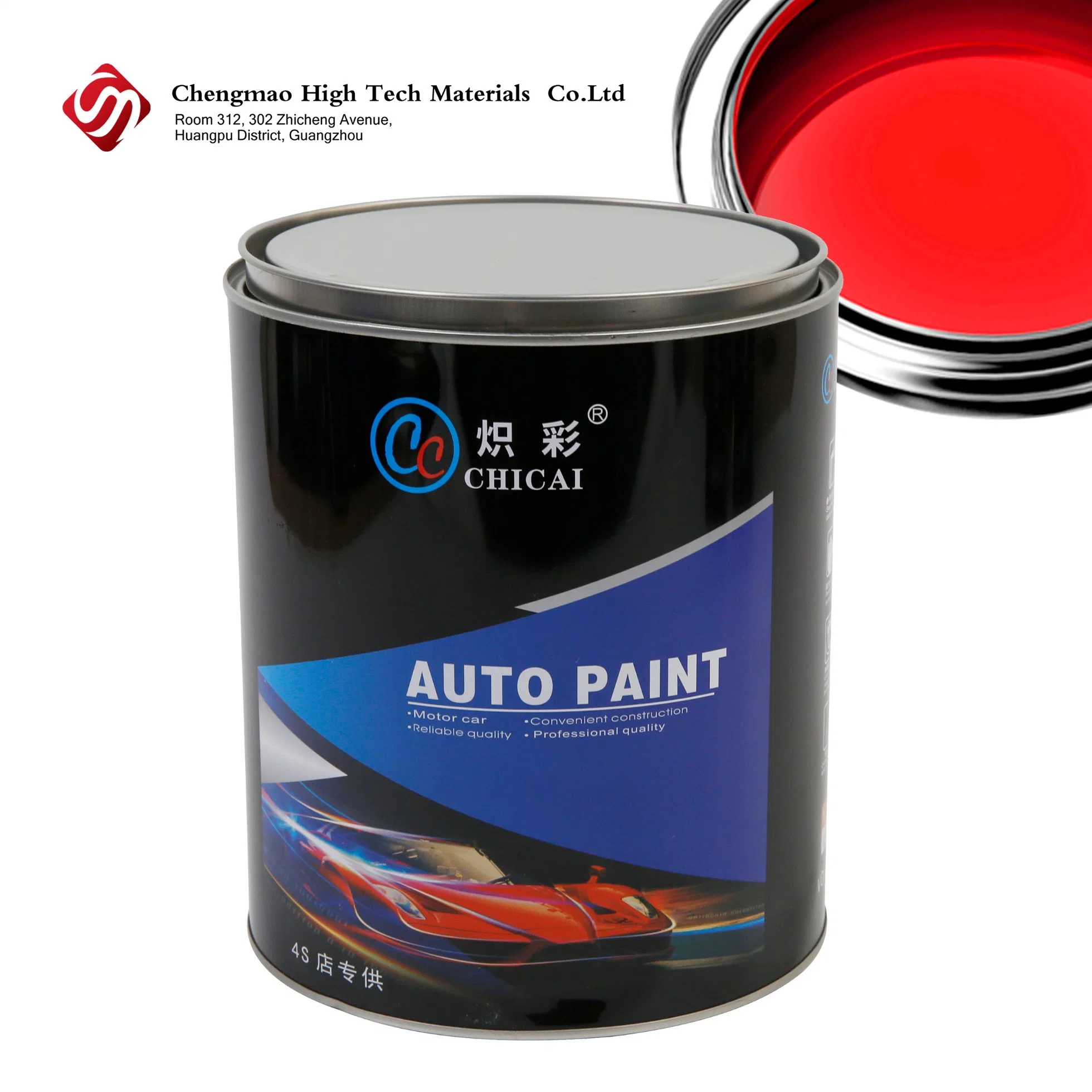 Car Body Filler Solid 1K Scarlet Red Car Paint Pigments