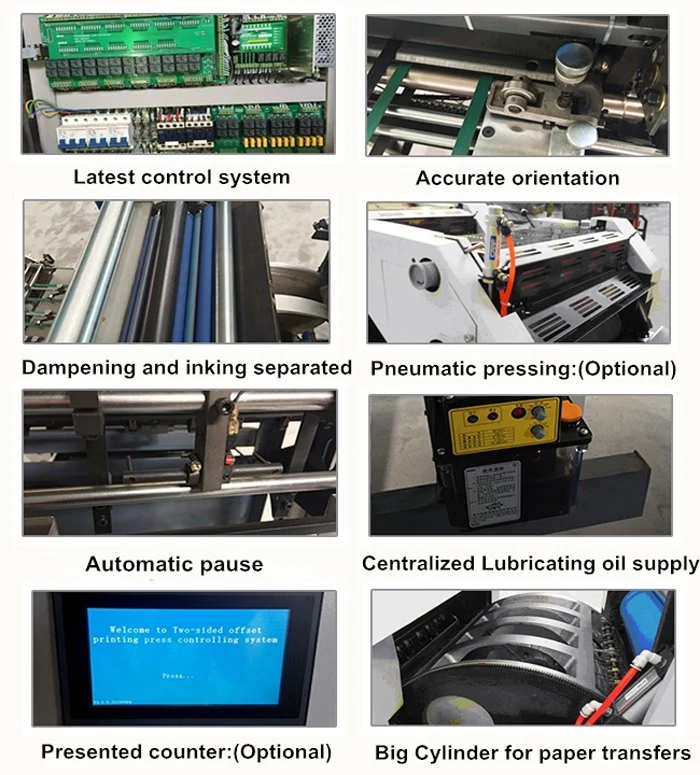 Alta velocidade 1 Offset Cores máquina de impressão para venda