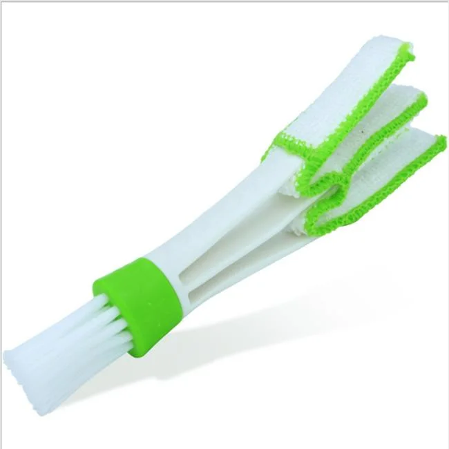 Mini Duster Double Ended Vent Duster Brush Conditions Car Air Outlets Quick Clean Removable