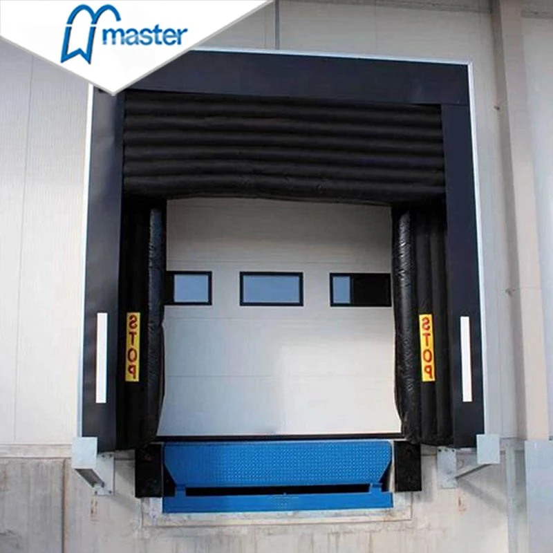 Master Well Inflatable Curtain Sponge Mechanical Industrial Sectional Door Loading Dock Shelter & Dock Seal for Warehouse