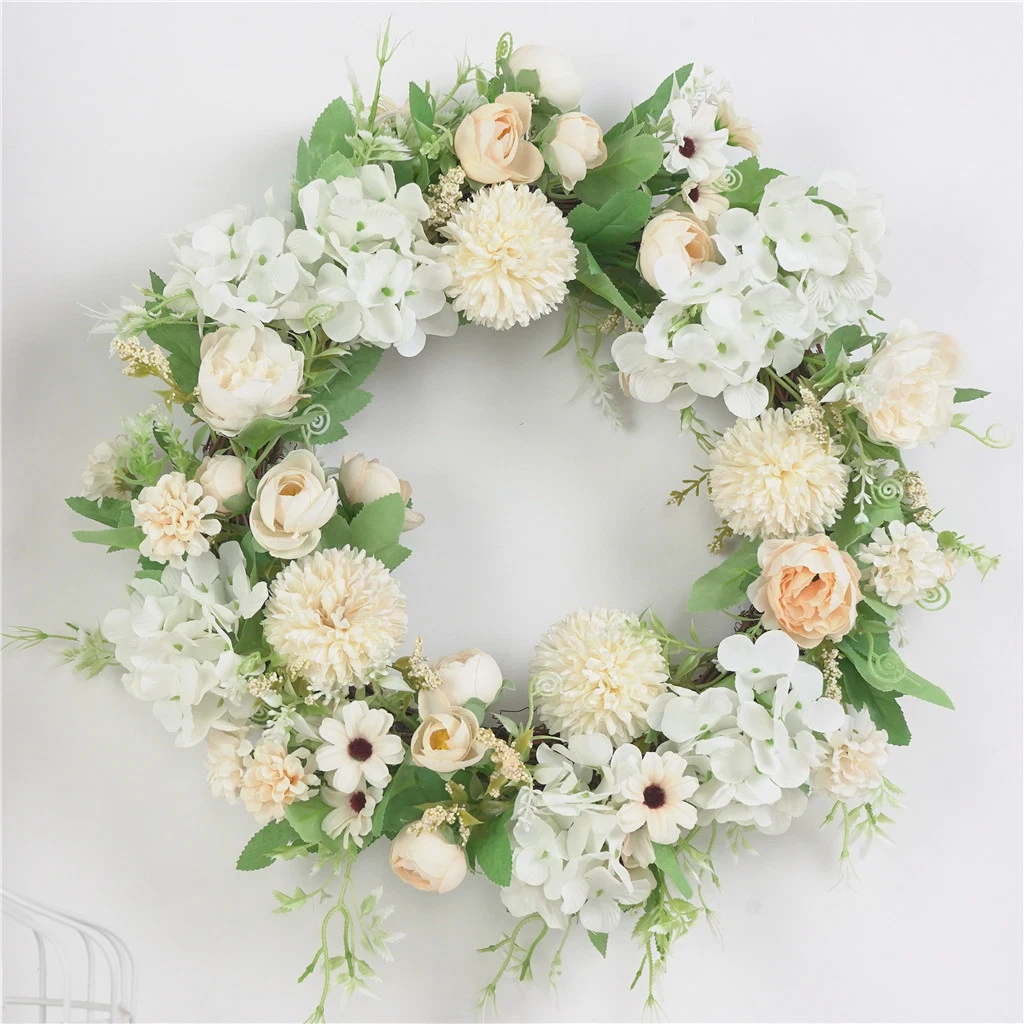 Handmade Decorative Flowers Wreaths Flower Garland for Wedding Party