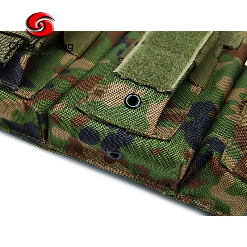 Custom Army 600d Polyester Tactical Drop Leg M4 Triple Magazine Pouch