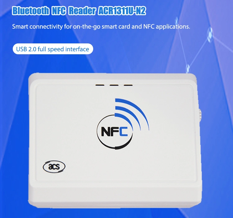 Long- Range Wireless Ios Android Bluetooth RFID Reader Writer NFC Card Reader 13.56 MHz (ACR1311U-N2)