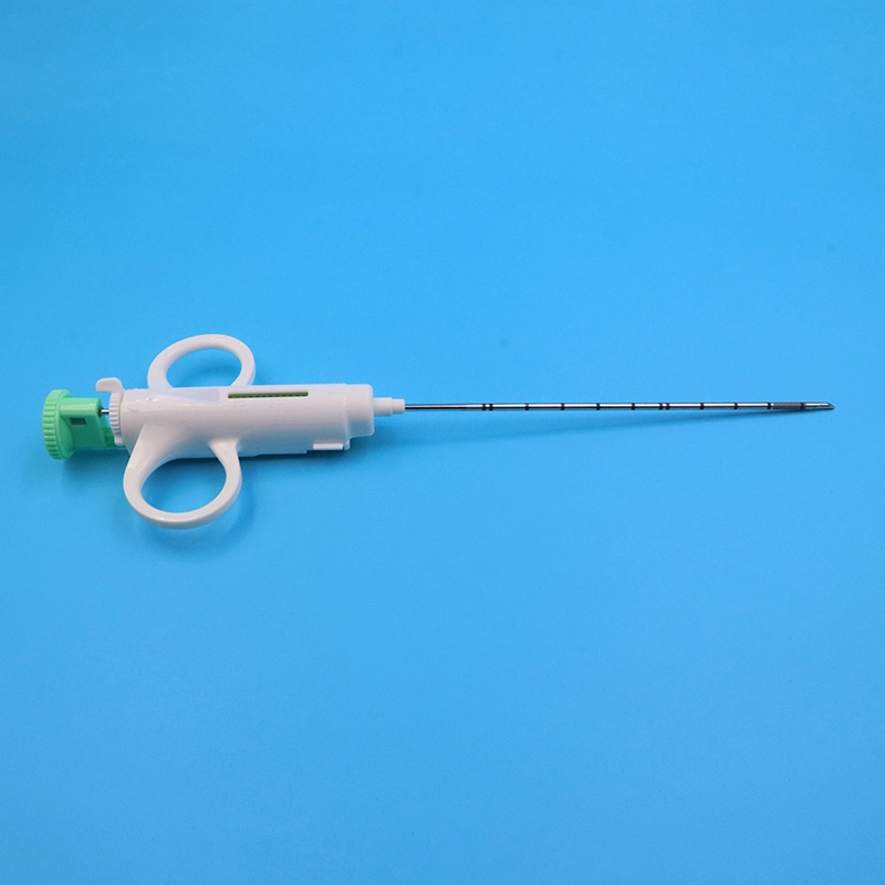 Disposable Semi-Automatic Biopsy Needle with or Without Coaxial Needle