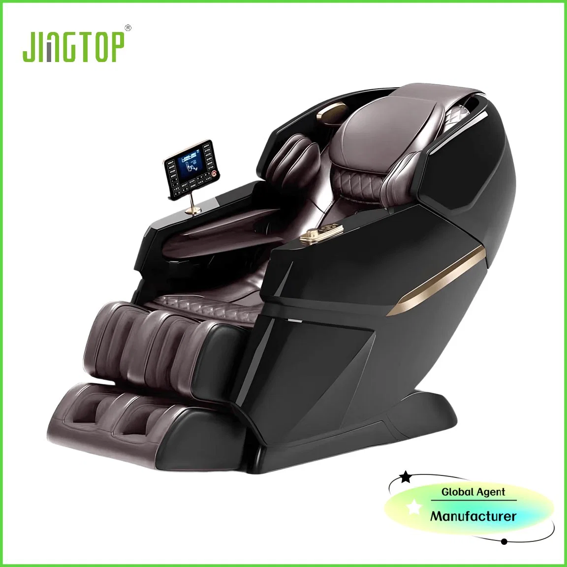 Jingtop Zero Gravity Health Care 4D Automatic Deluxe Ghe Massage Chair with 25 Automatic Massage Programs