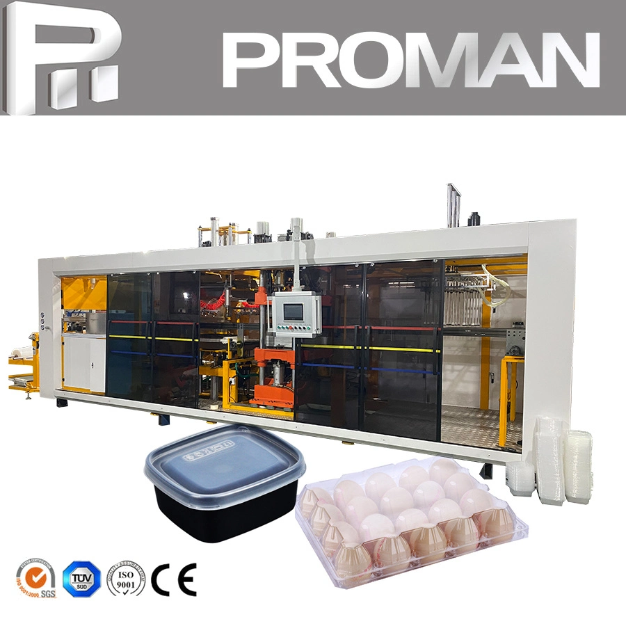 China High Quality Auto Hydraulic Servo Plastic Cup Dumpling Tray Thermoforming Making Machine Price for PP, PS, Pet, PE