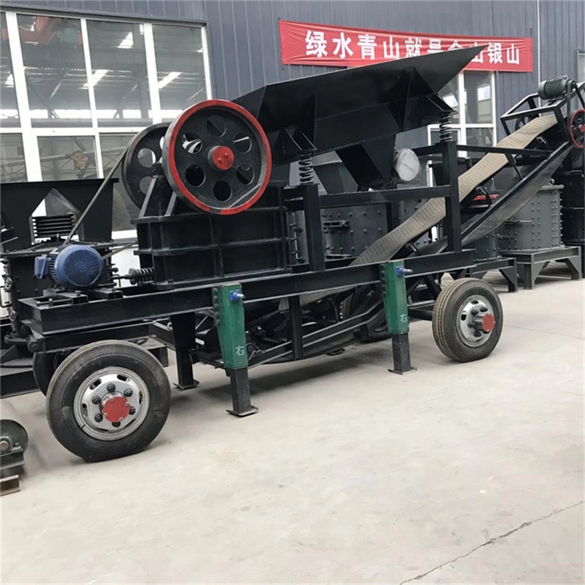 Mobile Diesel Stone Double Toggle Jaw Crushing Plant Price Portable Rock Primary and Secondary Crusher Machine for Sale