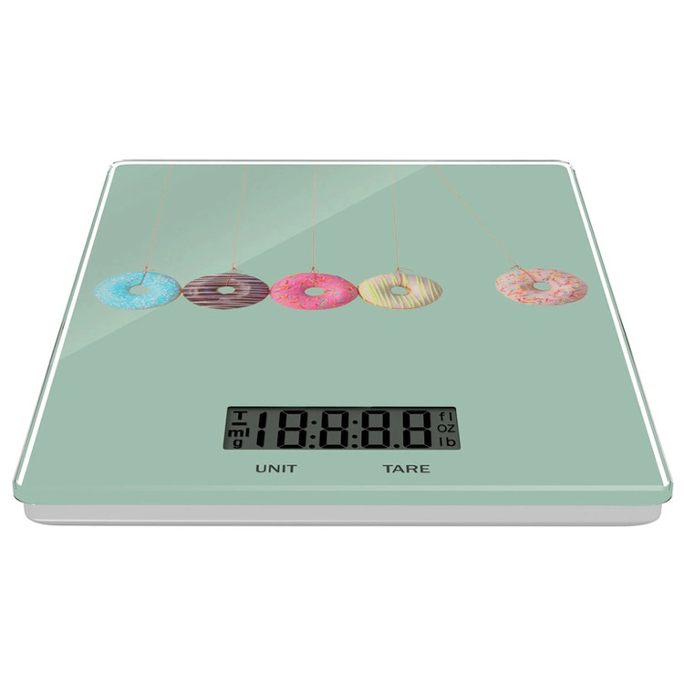 5kg Hot Sell OEM ODM Customized Fashion Tempered Glass Multifunction Electronic Digital Kitchen Scale