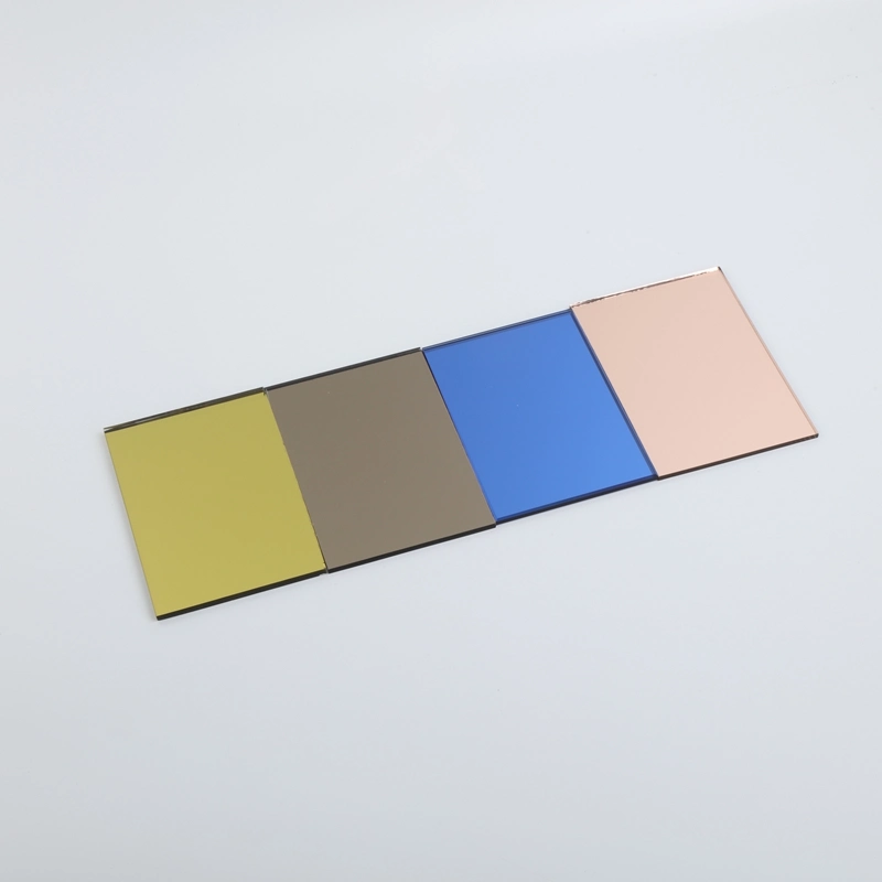 Factory Building Standard Glass Mirror 3/4/5/6mm Aluminum/Silver/Lead Copper Free Mirror Color Tinted Reflective Sheet Mirror for Furniture Cabinet Wordrobe