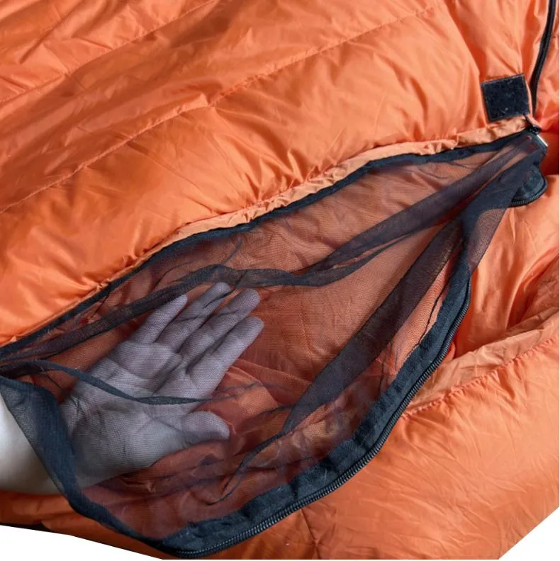 Outdoor Camping Windproof Warm Waterproof Sleeping Bag Mummy Cold Proof Sleeping Bag with Hat