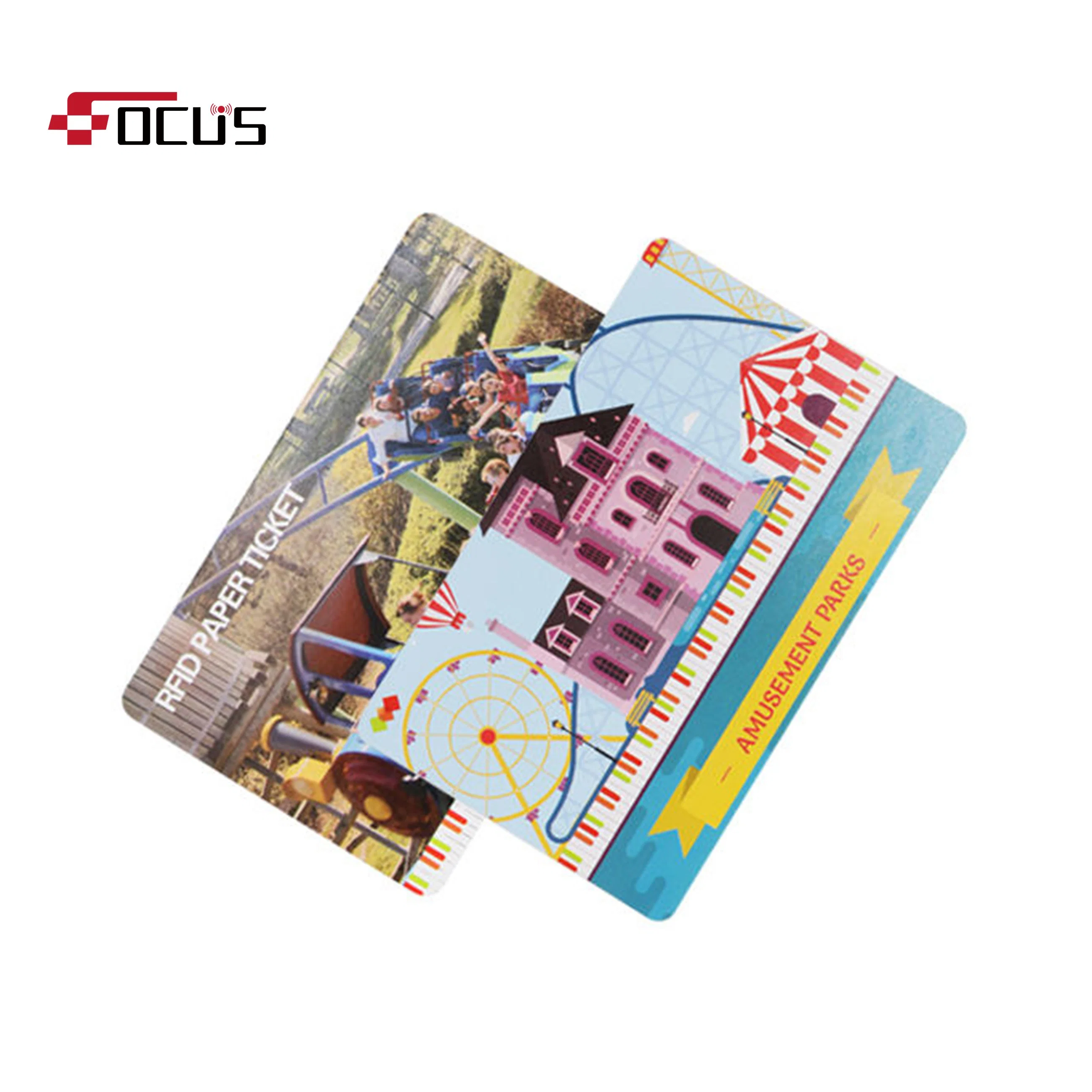 Disposable NFC City Railway Amusement Park Ticket Paper Card