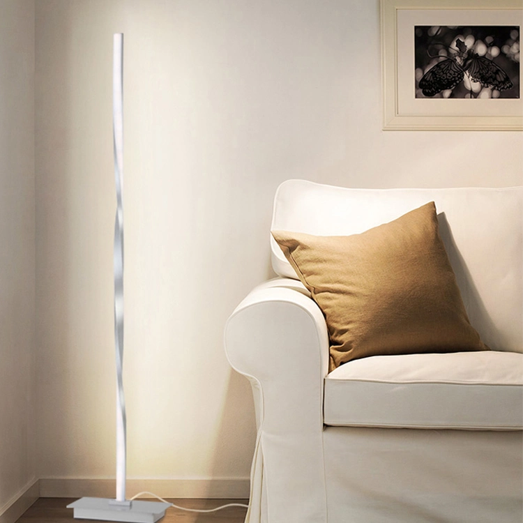 New Design Nordic Interior Lighting Corner Stand Modern Curved LED Floor Lamp