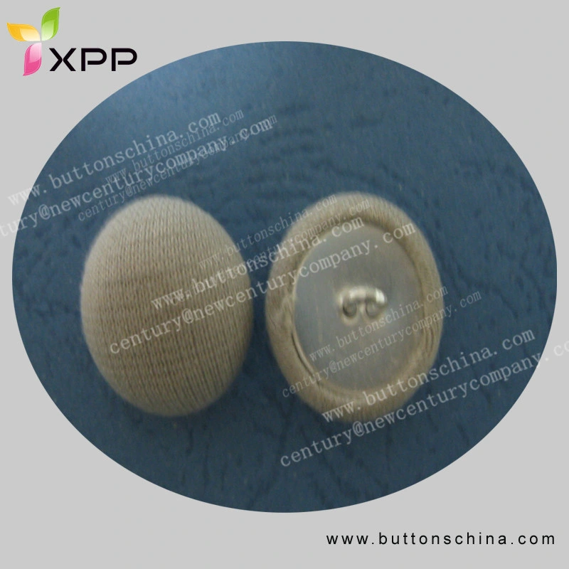 Metal Fabric Cover Button with Metal Feet