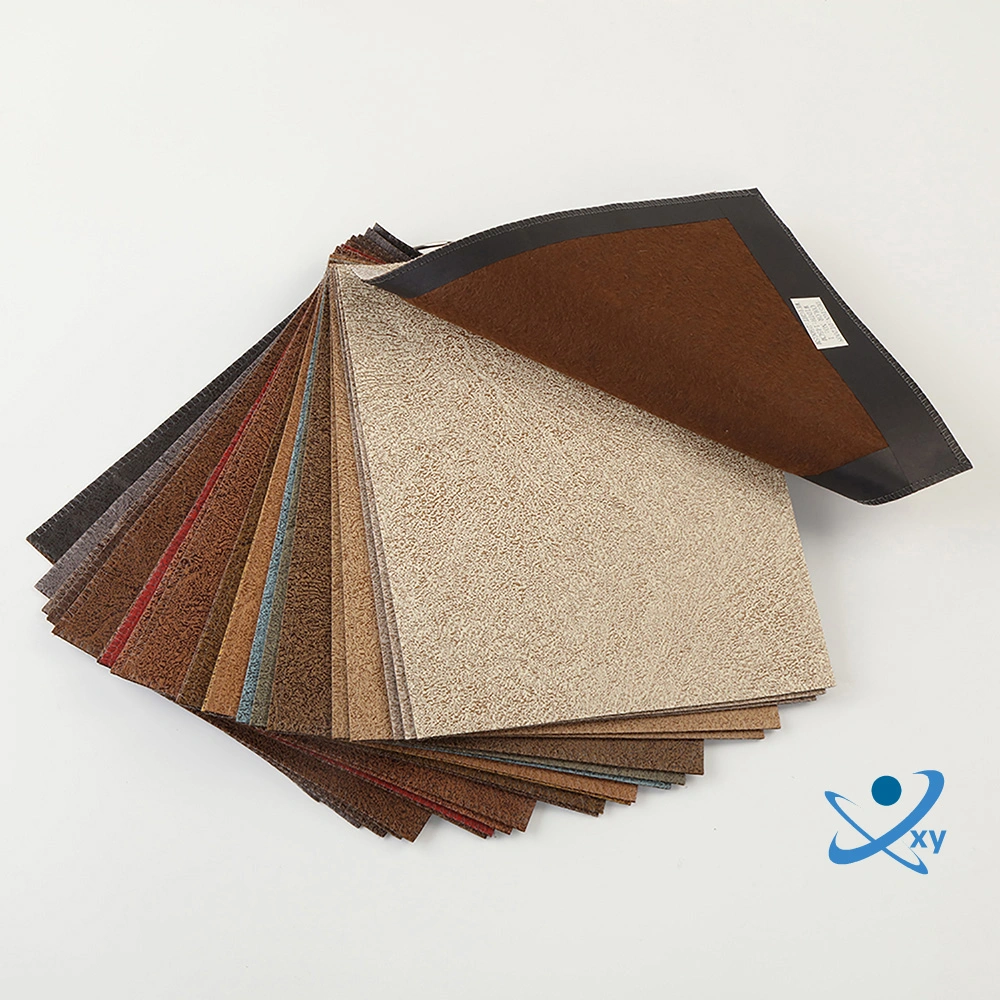 Excellent Quality Textured Recycled Faux Leather PU Synthetic Leather