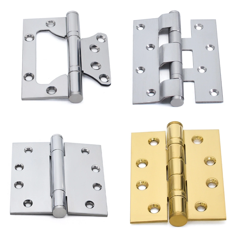 Basic Customization Butt Hinge Supplier Customized Color Size Heavy Door 2bb 4bb Bearing Stainless Steel Door Hinge