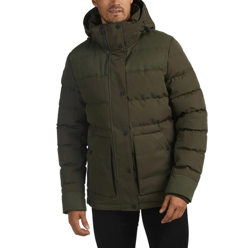 2023 qualité supérieure Short d'hiver léger pour hommes Softshell décontracté Veste matelassée en duvet NV-003 à capuche amovible