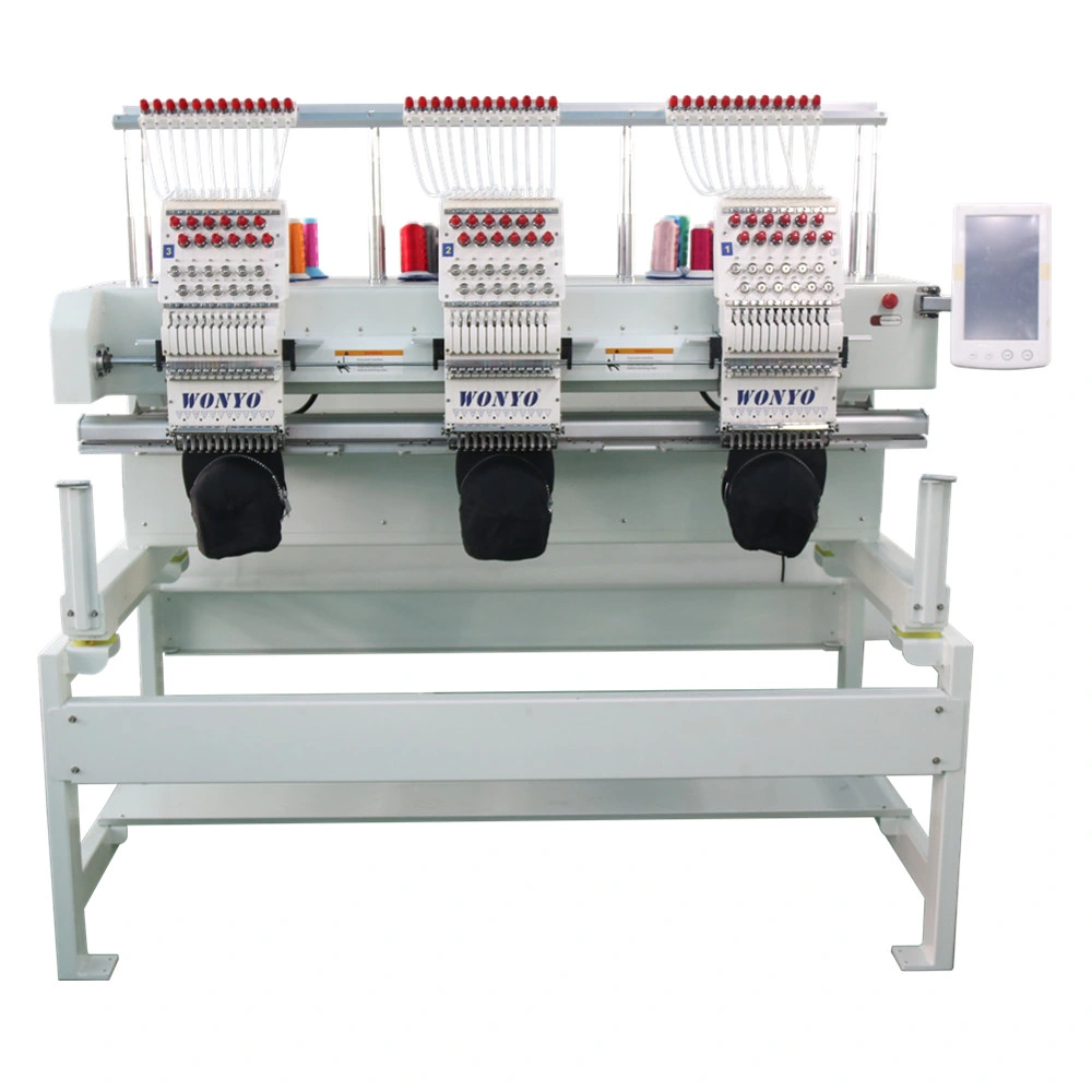 Multi Function Computerized Embroidery Machine 3 Heads