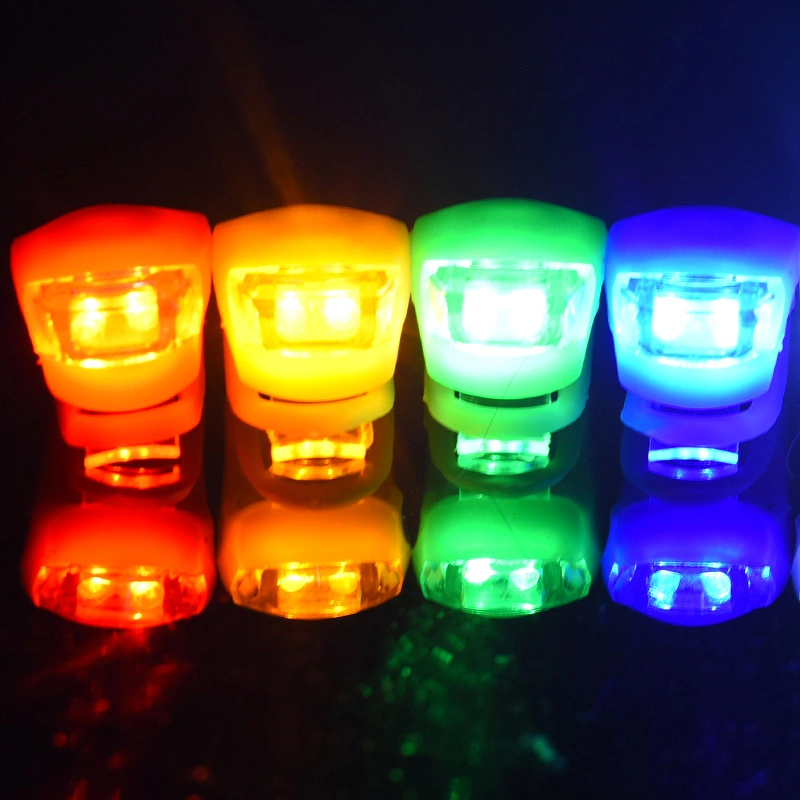 Silicone LED Bike Bicycle Light Silicone LED Mini Bike Light