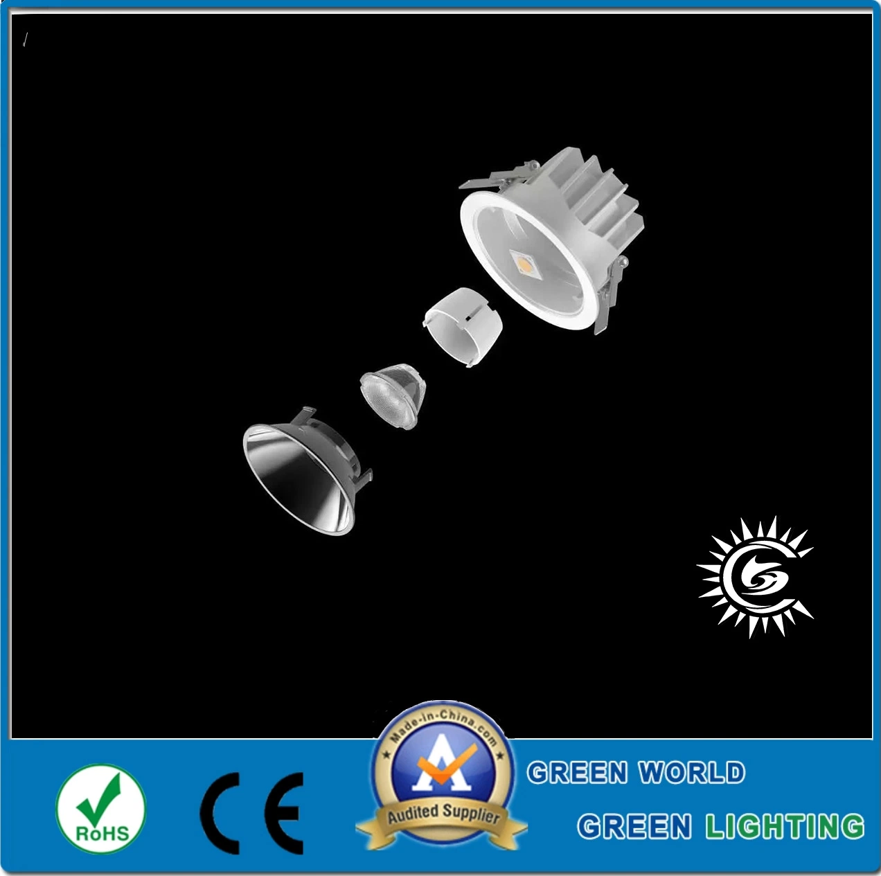 Outdoor 10W 20W 30W 40W 50W New Design Commercial LED Spot Light Ceiling Down Light LED Downlight