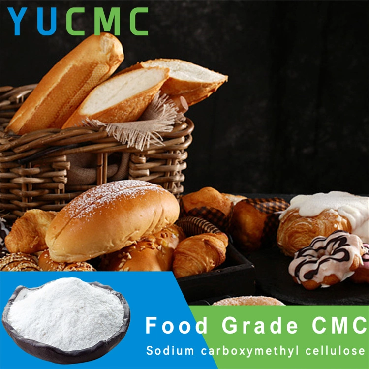 Exportador de fabricación química Yucmc chicle aditivos Precio de la carboximetilcelulosa de sodio grado alimenticio Carboximetilcelulosa CMC