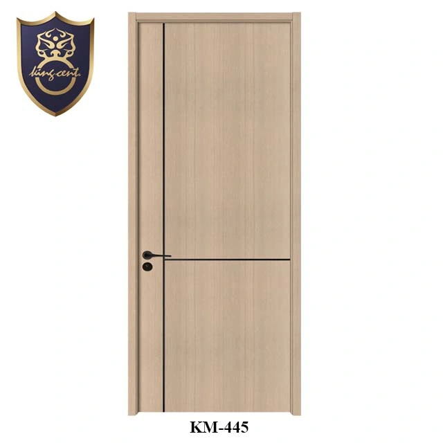 Hard PVC Sealing MDF Laminated Wood Room Door