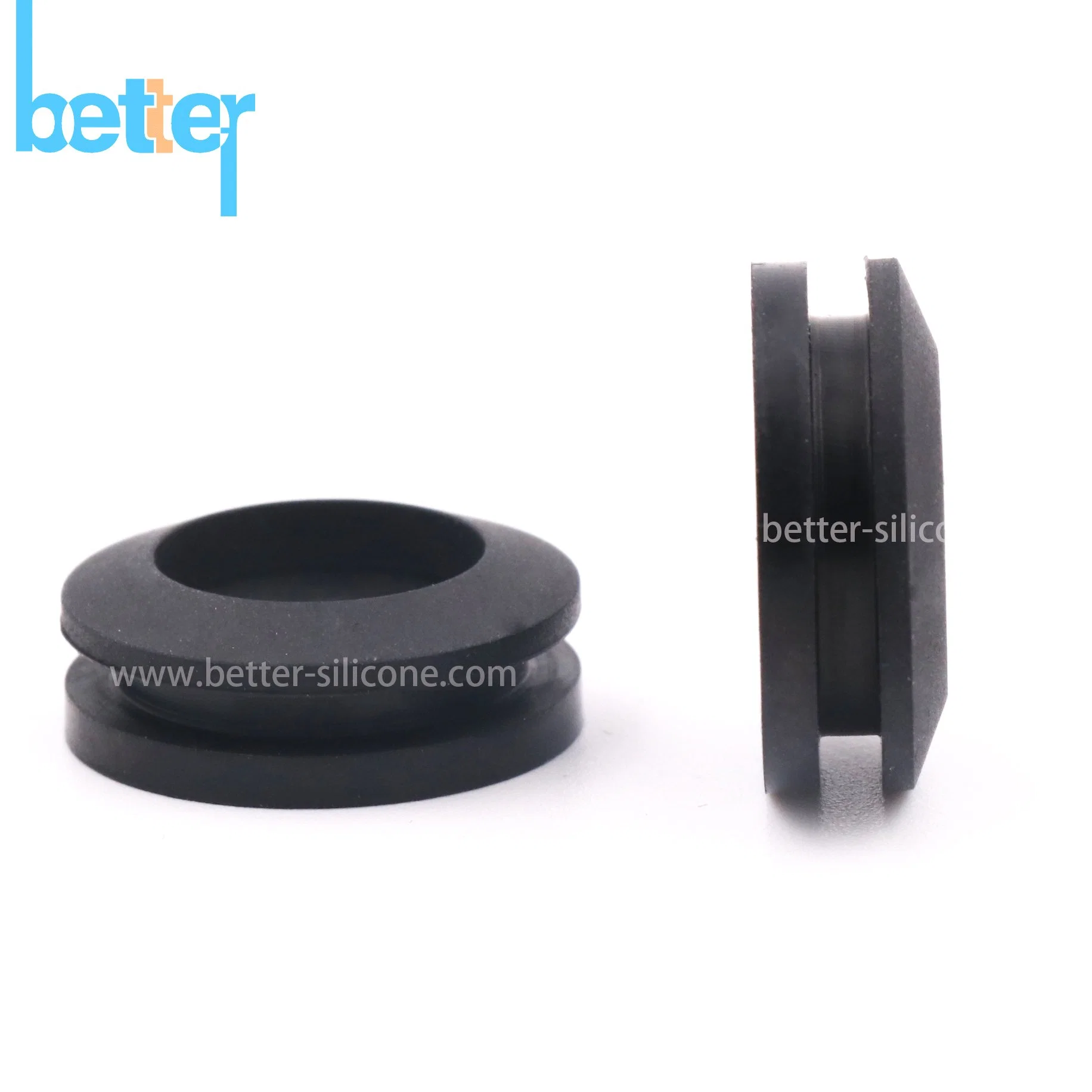 Custom Round/Rectangular/Square Silicone Rubber Grommet Hole Split Plug/Gasket/Seal for Firewall/Wire/Appliance