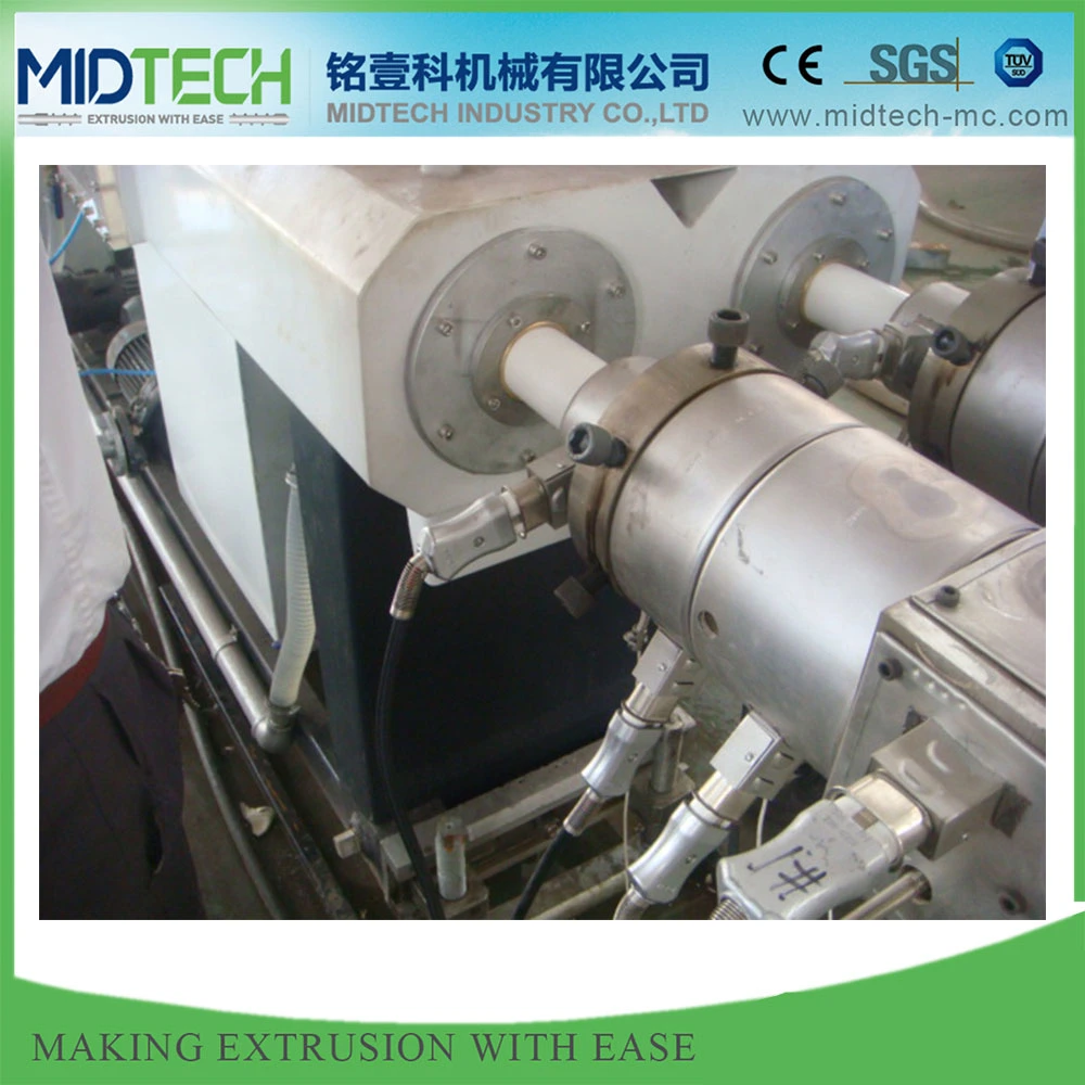 High Capacity Output Plastic PVC Dual Pipes Extrusion Machine Line