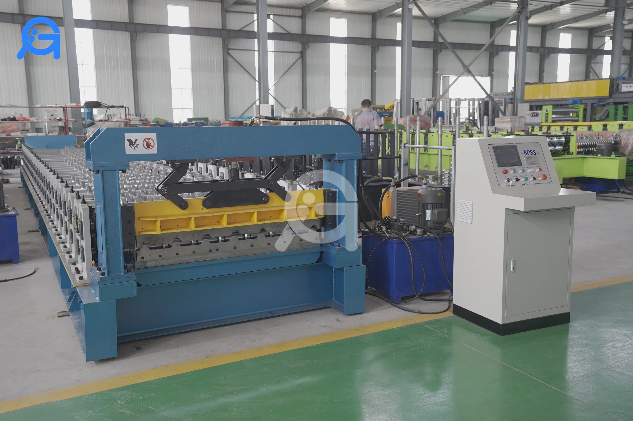 Trapezoidal Sheet Panel Wall Steel Board Making Roll Forming Machine Machinery